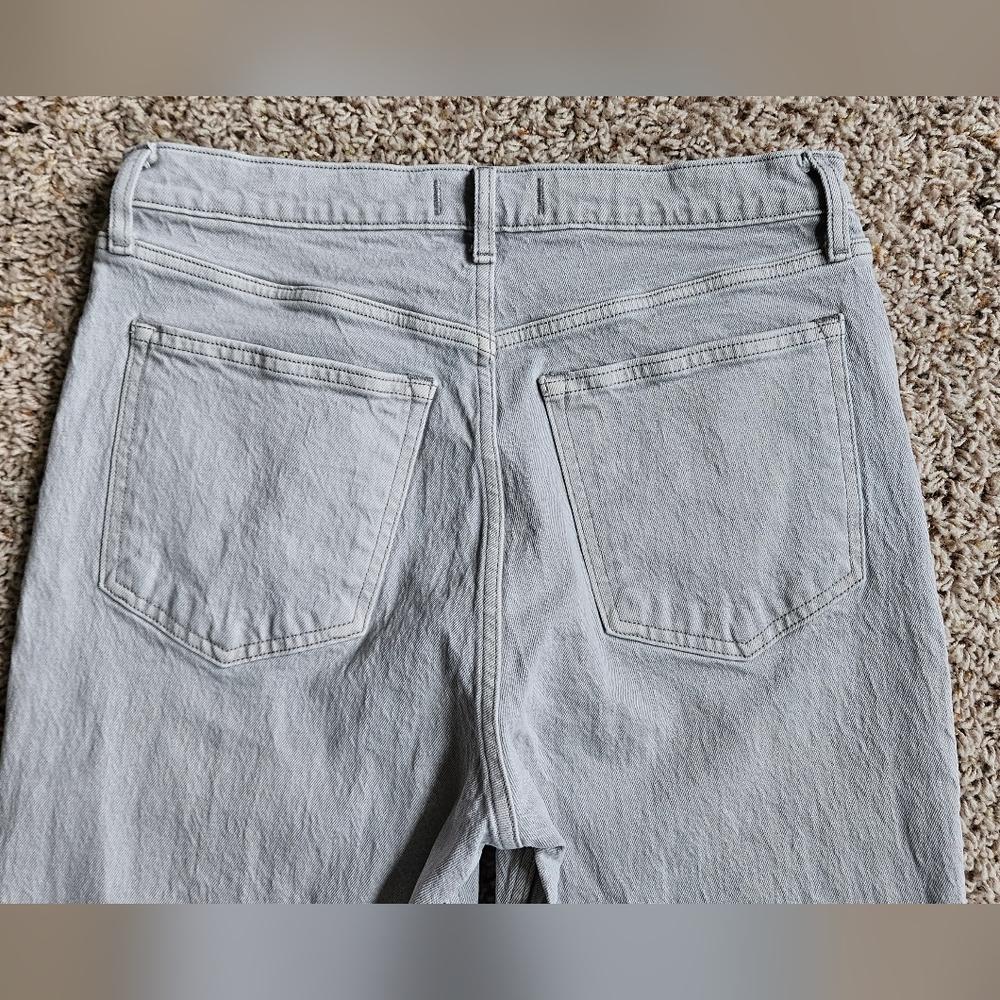 βοΈ Abercrombie & Fitch 90s Relaxed High-Rise Wide-Leg Jeans 30 / 10S #1217 - Picture 6 of 14